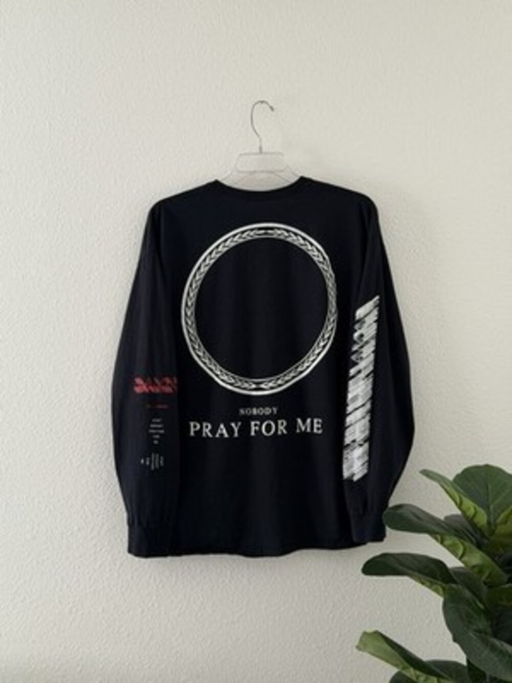 TDE KENDRICK LAMAR NOBODY PRAY FOR ME TOUR CONCERT LONG SLEEVE T SHIRT SIZE XXL